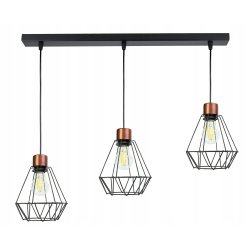LAMPA WISZĄCA SUFITOWA ŻYRANDOL ZWIS BRYLANT DRUT