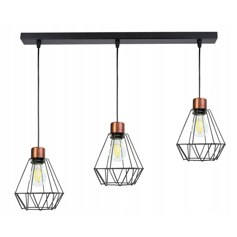 LAMPA WISZĄCA SUFITOWA ŻYRANDOL ZWIS BRYLANT DRUT