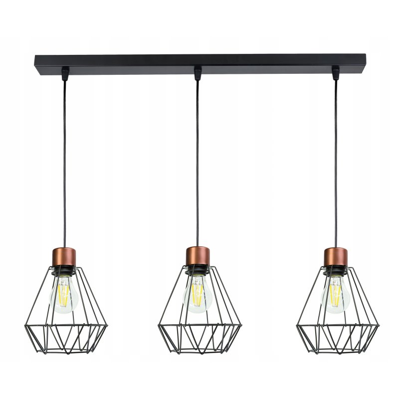 LAMPA WISZĄCA SUFITOWA ŻYRANDOL ZWIS BRYLANT DRUT