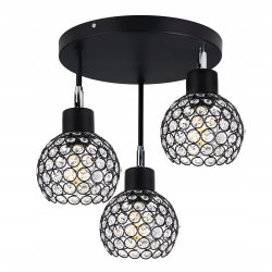 LAMPA sufitowa plafon ruch ŻYRANDOL KRYSZTAŁ Loft