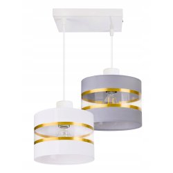 LAMPA WISZĄCA ZWIS żyrandol sufiowa Abażur 2xE27