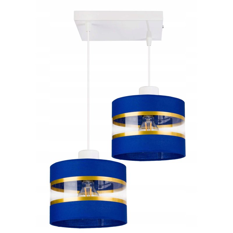 LAMPA WISZĄCA ZWIS żyrandol sufiowa Abażur 2xE27