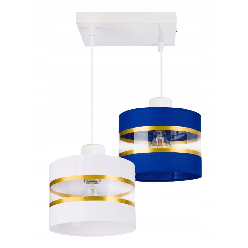 LAMPA WISZĄCA ZWIS żyrandol sufiowa Abażur 2xE27