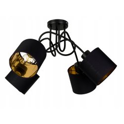 Lampa SUFITOWA żyrandol WISZĄCA LOFT abażur na E27