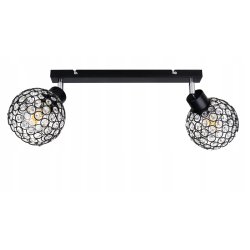 LAMPA sufitowa plafon ruch ŻYRANDOL KRYSZTAŁ Loft