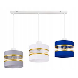 LAMPA WISZĄCA ZWIS żyrandol sufiowa Abażur 3xE27