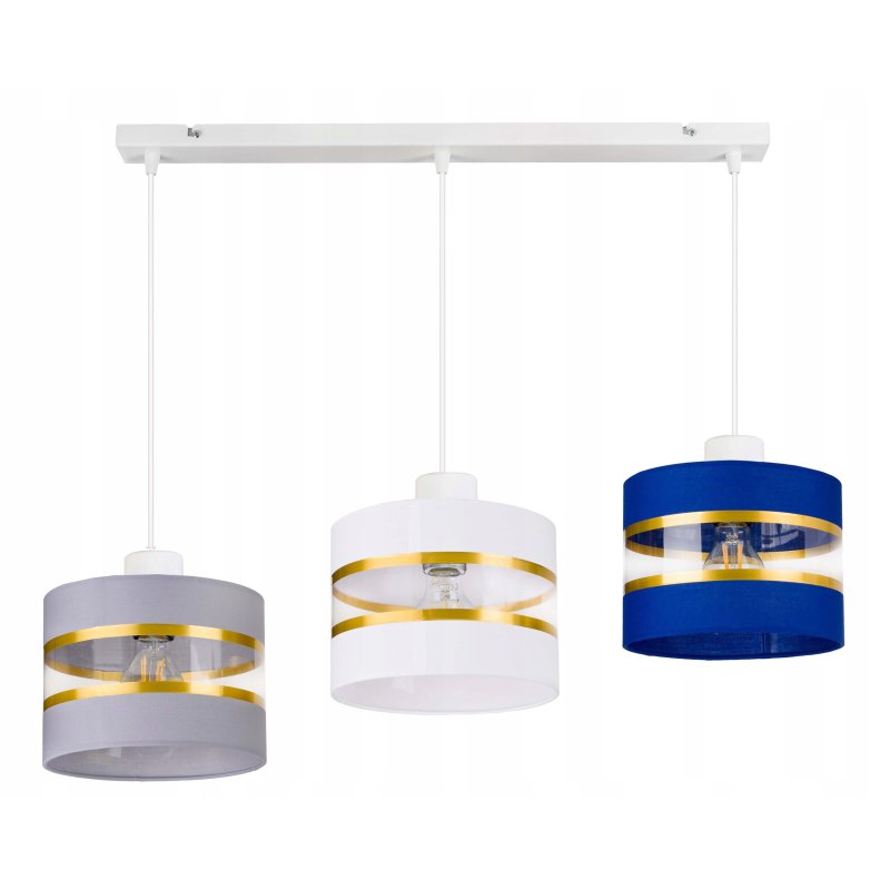LAMPA WISZĄCA ZWIS żyrandol sufiowa Abażur 3xE27