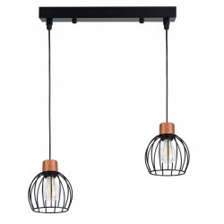 LAMPA WISZĄCA ZWIS żyrandol sufit loft drut KULA 2