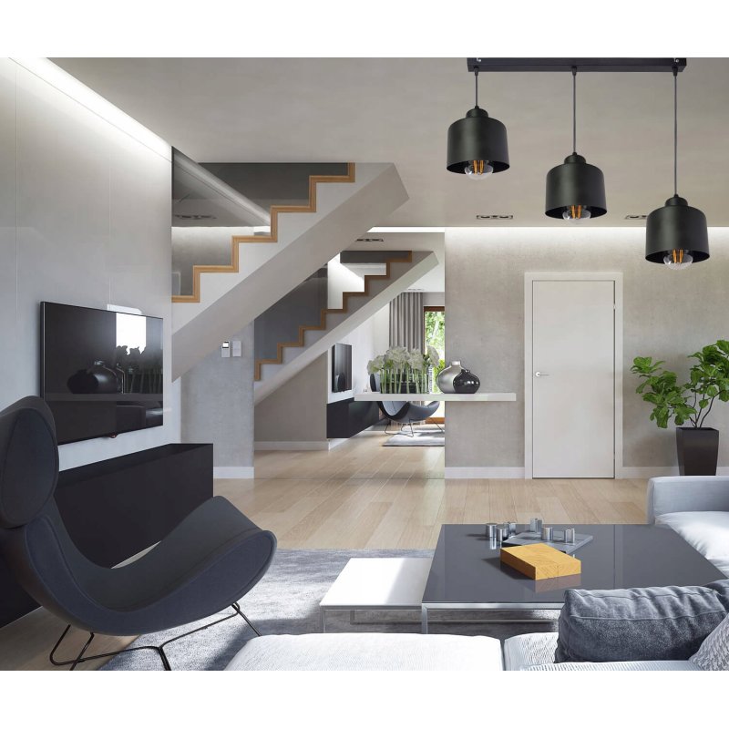 LAMPA wisząca sufitowa ŻYRANDOL ZWIS KUBEK Miedź