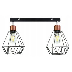 LAMPA PLAFON ŻYRANDOL regulowany BELKA BRYLANT 2