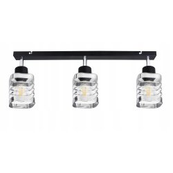 LAMPA sufitowa PLAFON ruch ŻYRANDOL Klosz Szklany