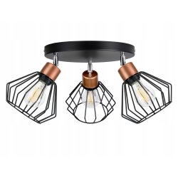 LAMPA plafon SUFITOWA ŻYRANDOL loft BRYLANT DRUT