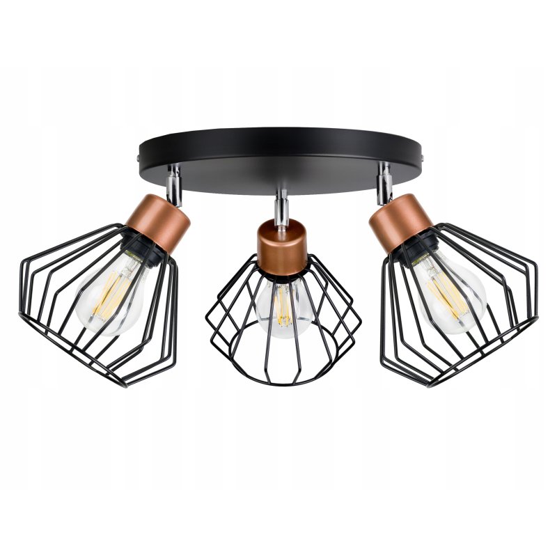 LAMPA plafon SUFITOWA ŻYRANDOL loft BRYLANT DRUT
