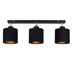 LAMPA plafon ruchomy żyrandol sufiowa ABAŻUR złoty