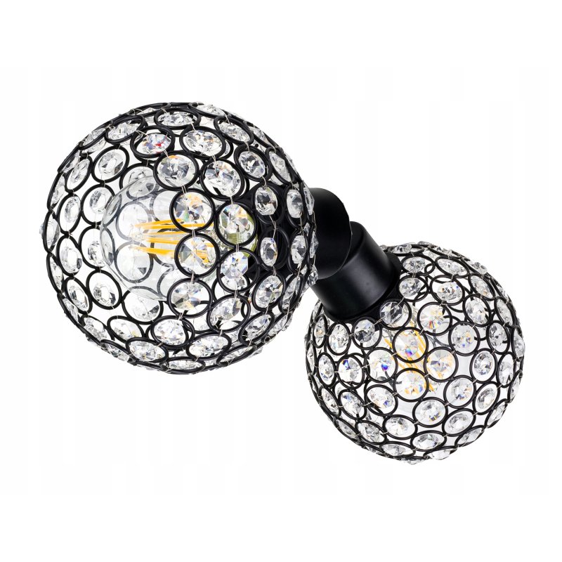 LAMPA WISZĄCA stała żyrandol sufitowa E27 KRYSZTAŁ