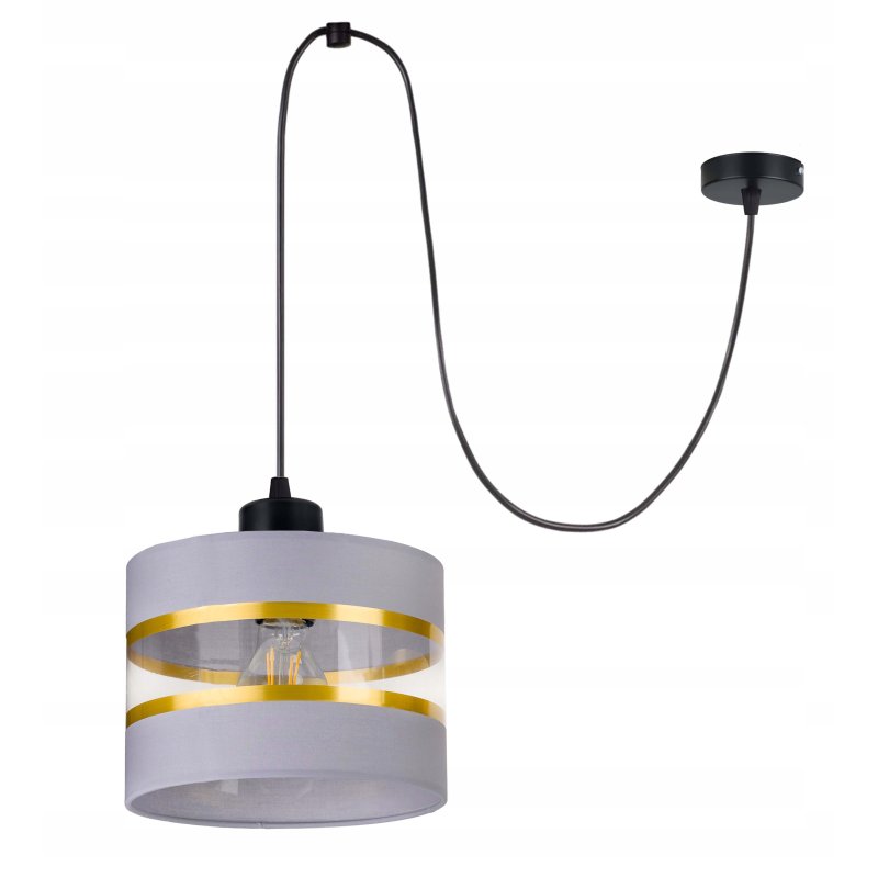 LAMPA sufitowa wisząca ZWIS Loft E27 PAJĄK ABAŻUR