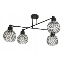 LAMPA sufitowa żyrandol regulowany LOFT ruch 4 E27