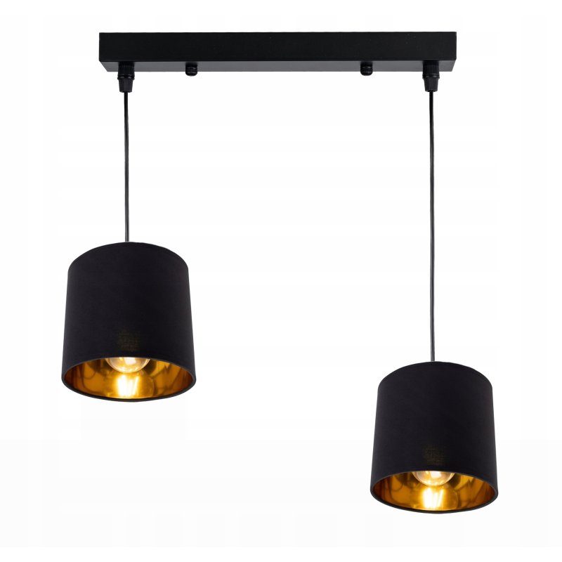 LAMPA WISZĄCA ZWIS żyrandol sufiowa ABAŻUR złoty 2