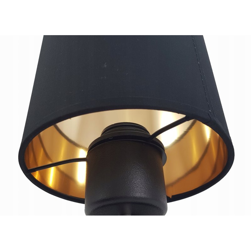LAMPA WISZĄCA ZWIS żyrandol sufiowa ABAŻUR złoty 2