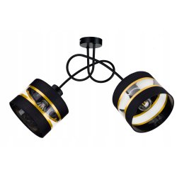 Lampa SUFITOWA żyrandol WISZĄCA LOFT abażur na E27