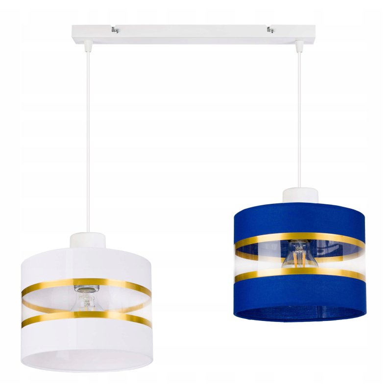 LAMPA WISZĄCA ZWIS żyrandol sufiowa Abażur 2xE27