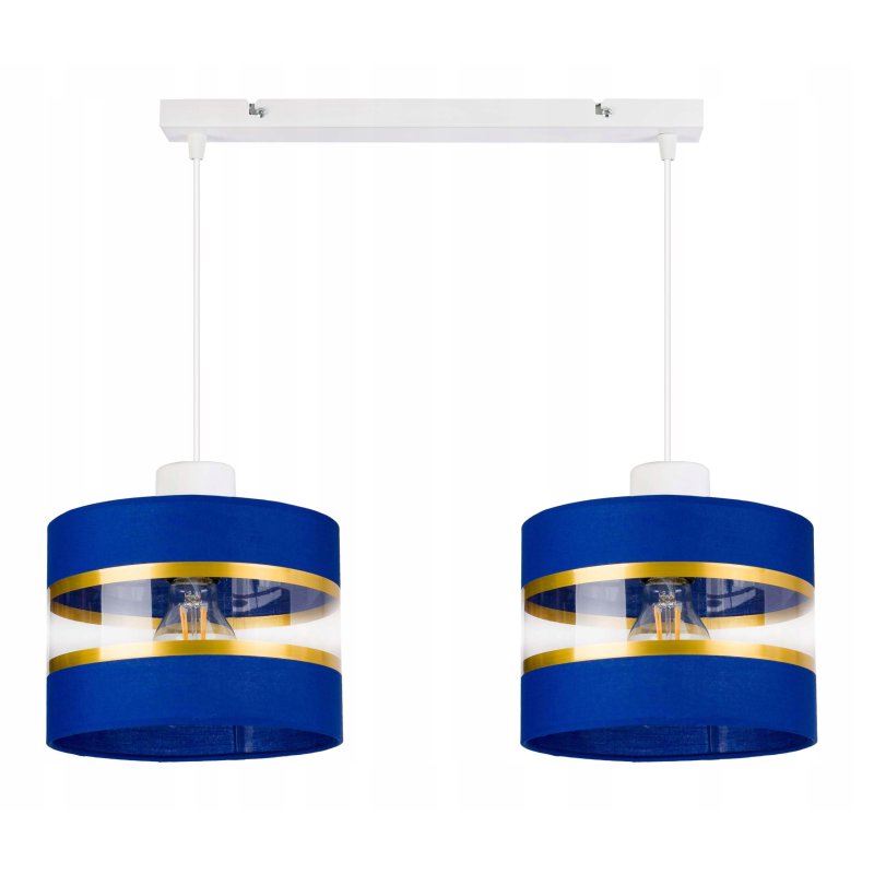 LAMPA WISZĄCA ZWIS żyrandol sufiowa Abażur 2xE27