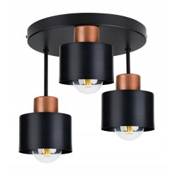 LAMPA sufitowa PLAFON ŻYRANDOL stały WYSOKI KUBEK