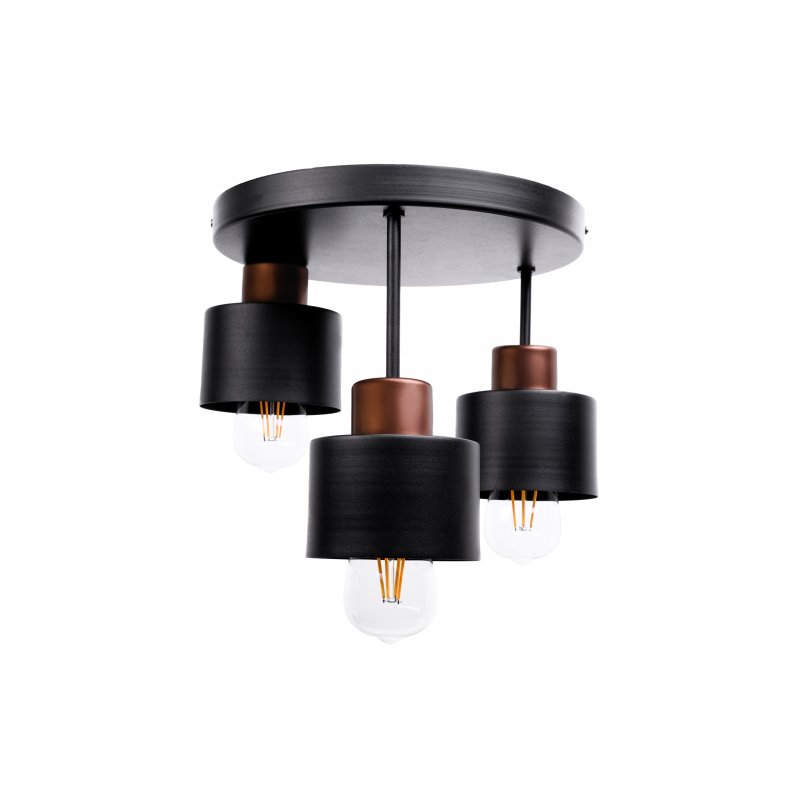 LAMPA sufitowa PLAFON ŻYRANDOL stały WYSOKI KUBEK