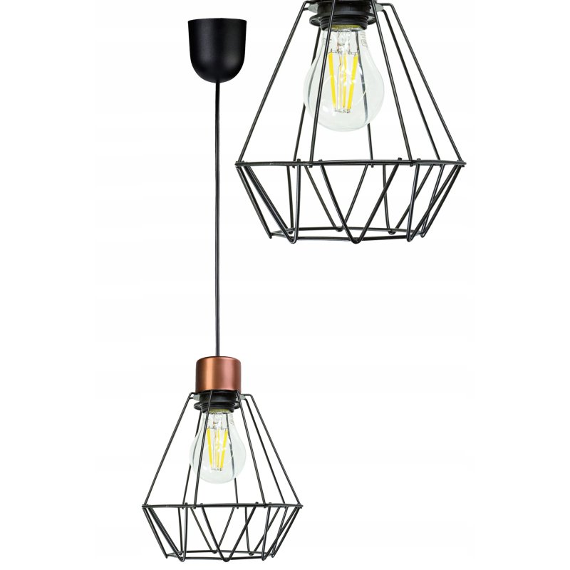 LAMPA WISZĄCA ZWIS żyrandol sufiowa loft BRYLANT 1