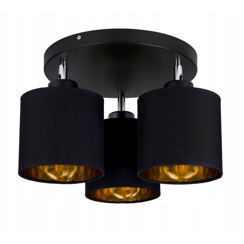 LAMPA plafon ruchomy żyrandol sufiowa ABAŻUR złoty