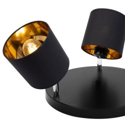 LAMPA plafon ruchomy żyrandol sufiowa ABAŻUR złoty