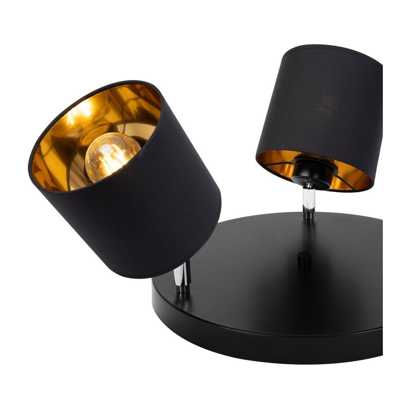 LAMPA plafon ruchomy żyrandol sufiowa ABAŻUR złoty
