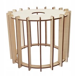 LAMPA plafon sufitowa żyrandol loft WALEC Drewno