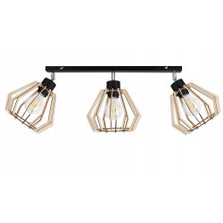 LAMPA przegub żyrandol sufitowa BRYLANT Drewno