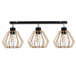 LAMPA przegub żyrandol sufitowa BRYLANT Drewno