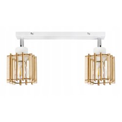 LAMPA plafon SUFITOWA ŻYRANDOL ruchomy loft DREWNO