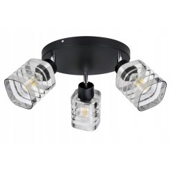 LAMPA sufitowa PLAFON ruch ŻYRANDOL Klosz Szklany