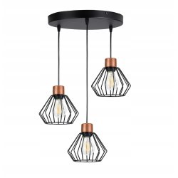 LAMPA WISZĄCA SUFITOWA ŻYRANDOL ZWIS BRYLANT DRUT