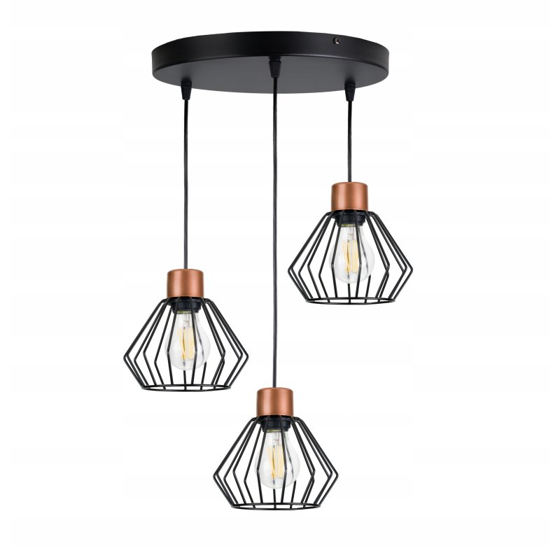 LAMPA WISZĄCA SUFITOWA ŻYRANDOL ZWIS BRYLANT DRUT
