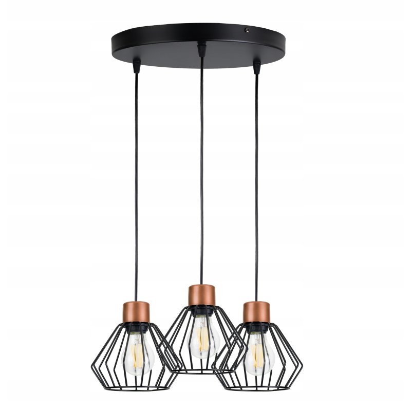 LAMPA WISZĄCA SUFITOWA ŻYRANDOL ZWIS BRYLANT DRUT