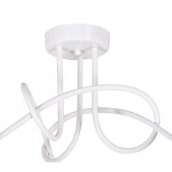 Lampa SUFITOWA żyrandol WISZĄCA LOFT drut BRYLANT