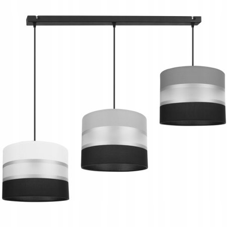 LAMPA SUFITOWA ZWIS ABAŻUR...