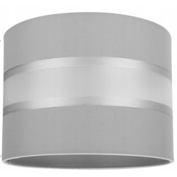 LAMPA SUFITOWA ZWIS ABAŻUR GALA BIAŁO-SZARA MIX