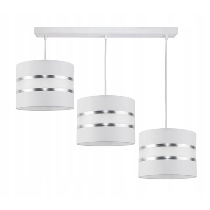 LAMPA SUFITOWA ZWIS ABAŻUR GALA CZARNA-SZARA MIX