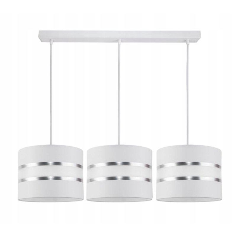 LAMPA SUFITOWA ZWIS ABAŻUR GALA CZARNA-SZARA MIX