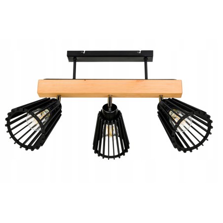 LAMPA drewniana belka...