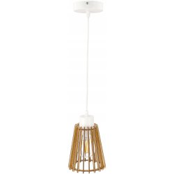 Lampa wisząca zwis żyrandol sufitowa LOFT Drewno 1
