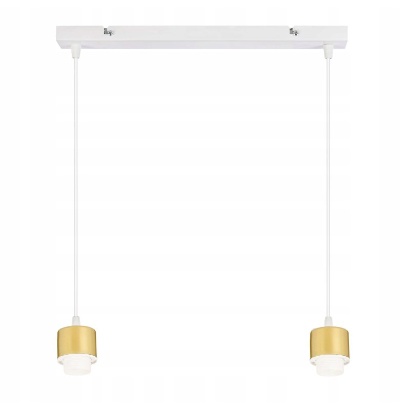 LAMPA sufitowa WISZĄCA ZWIS żyrandol metal złoty 2