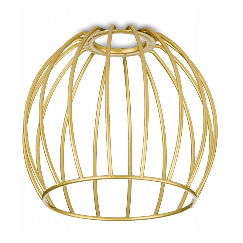 LAMPA sufitowa WISZĄCA ZWIS żyrandol drut złoty 2