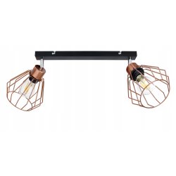 Lampa plafon ruch sufit żyrandol loft drut brylant